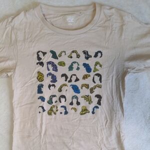 Uniqlo Utgp MoMA Women Faces Hair Mod Art Graphic Tee Unisex Xxs